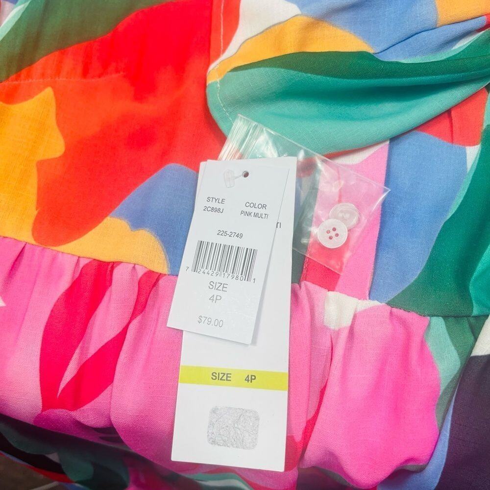 Be by CHETTA B Colorful Babydoll Dress - Picture 10 of 11